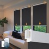 Motorized Blackout Blinds - Automatic Cordless Roller Shades with Remote