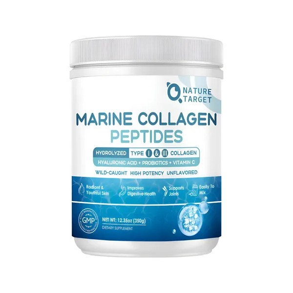 Colageno Hidrolizado Marino + Vitamina C + Probioticos Sin Sabor