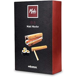 mikamax - Maki Master Sushi Set - Sushi Maker - 100% Bamboo - Sushi Making Set - Sushi Kit