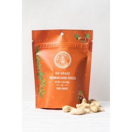 Natural Air Roasted Jumbo Chili Garlic Cashews 180 Grade (1.7 OZ)