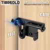 Slide Bolt Gate Latch with Padlock Hole, Heavy Duty Sliding