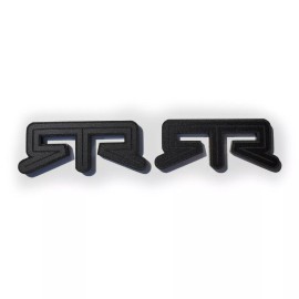 FMS Gear PAIR (2) RTR Fender Emblems Fits FORD MUSTANG Side Badge Nameplate Decal Drift