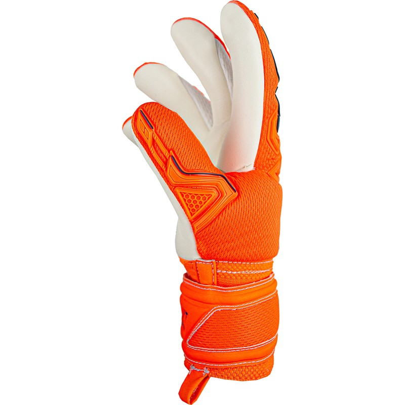 Reusch Unisex Unisex Goalkeeper Gloves Attrakt Freegel Silver Junior Shocking