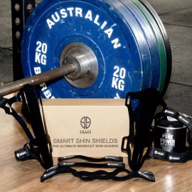 SMART SHIN SHIELDS Deadlift Shin Guards, Box Jump Shin Pads