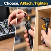 24-in-1 Manual Ratchet Screwdriver Set – Aluminum Alloy Handle with