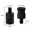 Bestgle 2Pcs M10 Male Thread to M14 Female Thread Adapter