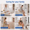 Shower Chair with Back – for Elderly & Disabled, Inside