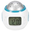 EVTSCAN Star Sky Projector LED Music Alarm Clock Multifunction Calendar