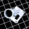 Tiardey White Multi-Position Flag Pole Mounting Bracket with Hardwares -