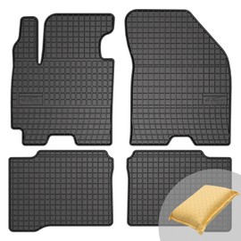 FROGUM EL Toro Rubber Mats All Year Round Set of Car Floor Mats for Suzuki Swift VI from 2017 | Durable Rubber Material | 1.5 cm Protective Edge
