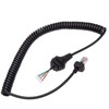Portable Radio Microphone Microphone Cord Speaker Cable for ICOM HM152/HM154