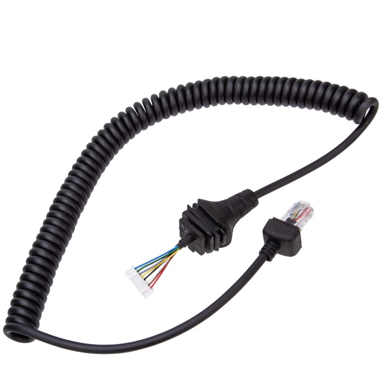 Portable Radio Microphone Microphone Cord Speaker Cable for ICOM HM152/HM154