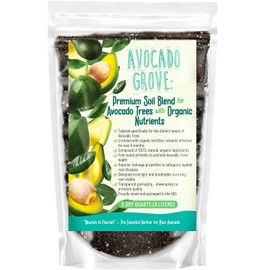 GARDENWISE Avocado Tree Soil – Premium Organic Potting Mix for Avocado Trees | Tailored pH & Organic Nutrients | Fast-Draining & Moisture-Retaining | Indoor & Outdoor Use (4 QUARTS)