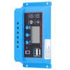 Solar Panel Charge Controller LCD Display PWM Photovoltaic Charging Regulator