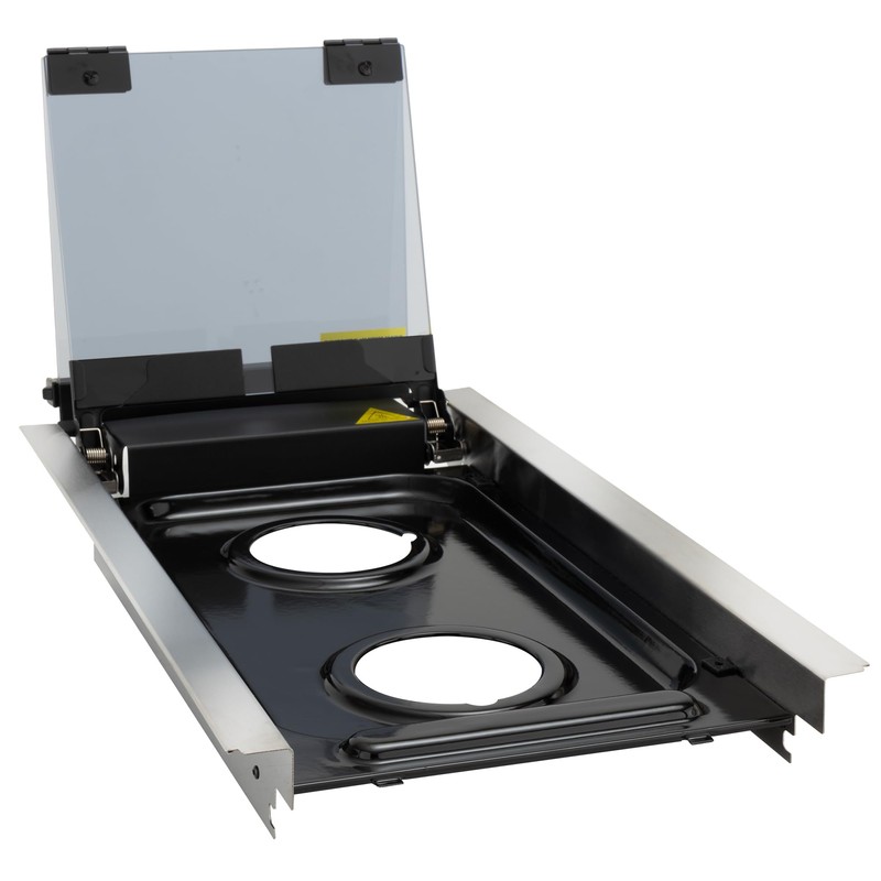 RecPro RV Glass Top for Two Burner Cooktop | Replacement