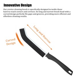 3 PCS Cleaning Brush, Hard Bristle Crevice Cleaning Brush for Washing Machine Cleaning, Kitchen, Bathroom, Window, for Clean The Corners of a Dirty