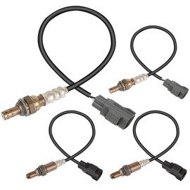 QIJIAUTO O2 Oxygen Sensor Compatible for Land for Rover Range for Rover Sport 2010-2013, Range for Rover 2010-2012, LR4 2010-2013, 5.0L, Upstream and Downstream, 4-PC Set