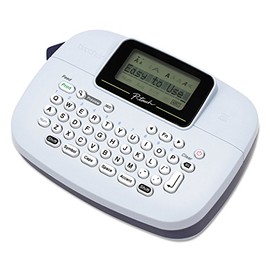 Rotuladora profesional Brother P-Touch PTM95 con 9 estilos de tipos y 8 patrones de decoración para pequeñas empresas, organización de oficina en el h