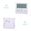 COLLBATH Multi Functional Silent Digital Timer with Alarm Clock Electronic