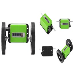 METRE METRE COUNTER METRE COUNTER ROLLER WHEEL GREEN Used for counting the length