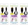 GREEN HOUSE Slim HDMI Cable, typeA-typeD, 6.6 ft (2 m),