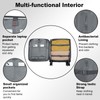 Kono Small Carry On 22x14x9 Softside Airline Approved Luggage with