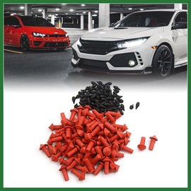 Motoforti 170Pcs Car Mushroom Shaped Tire Repair Insert Plugs Red Black Long-lasting
