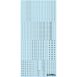 Haikyu Parts RB03-100ODG 1/100 RB03 Cotion Decal, One Color, Dark Gray, 1 Piece, Plastic Model Decal