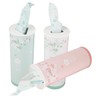 COLLBATH 3pcs Cylinder Tissue Box Round Tissues Container for Car