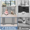 Expandable Baby Gate for Stairs No Bottom Bar, 34-55” Safety