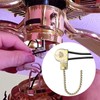 Aginkgo Ceiling Fan Pull Chain Switch Zing Ear ZE-109 3A/250VAC