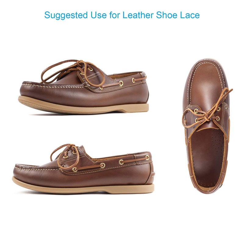 TeeLiy 3mm Flat Genuine Leather Cord, Strip Cord Braiding String