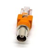 Elecbee BNC Female to RJ45 Male Adapter 180 Degree 50