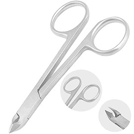 AAProTools 4 inch Professional Grade Stainless Steel Cuticle Nail Nipper/Nail Trimmer, Nail Art Clipper with Scissor Shape Grip, Durable Manicure Tool & Cuticle Clippers Perfect for Salons/Home Use