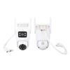 PTZ Security Camera WiFi Dual Lens 4MP Night Vision Motion