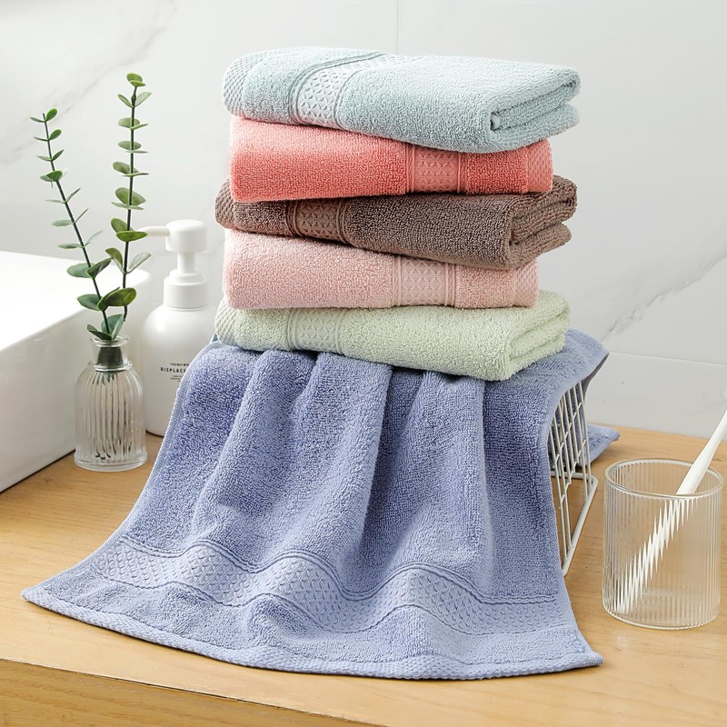 QAJ 6 Pack Hand Towel Set, 16 by 28 inches,