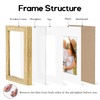 Veelot 6 Pack 8x10 Frames, Mat for 5x7 Photos, Shatter