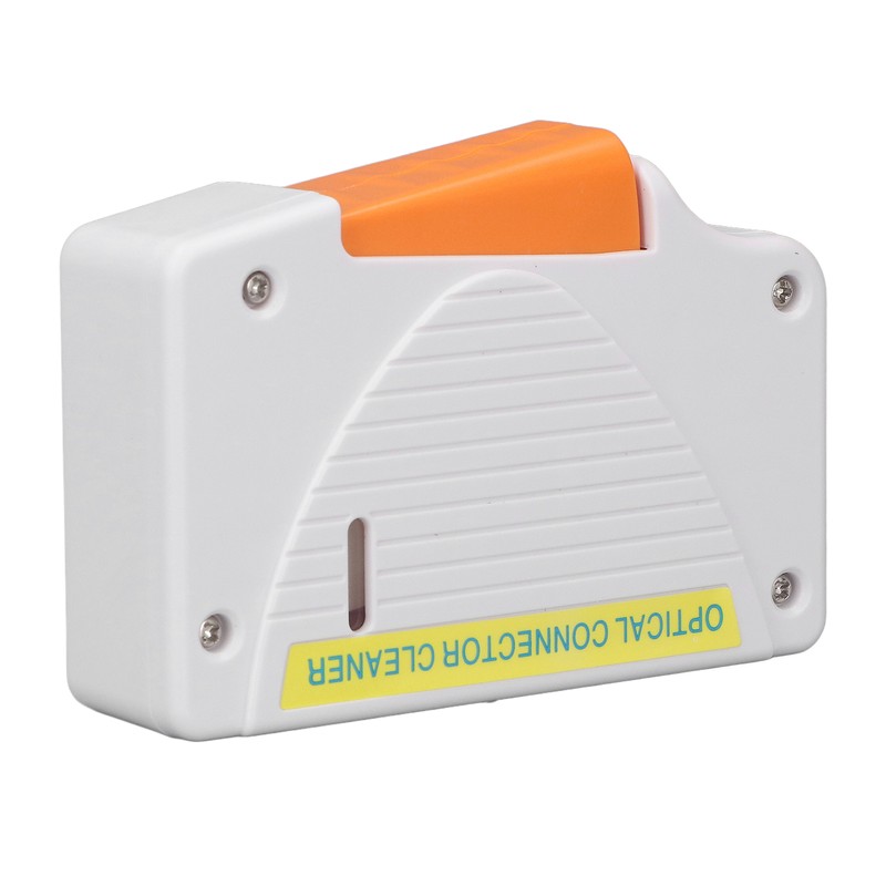 White Fiber Optic Cleaning Box Lightweight SC FC ST LC