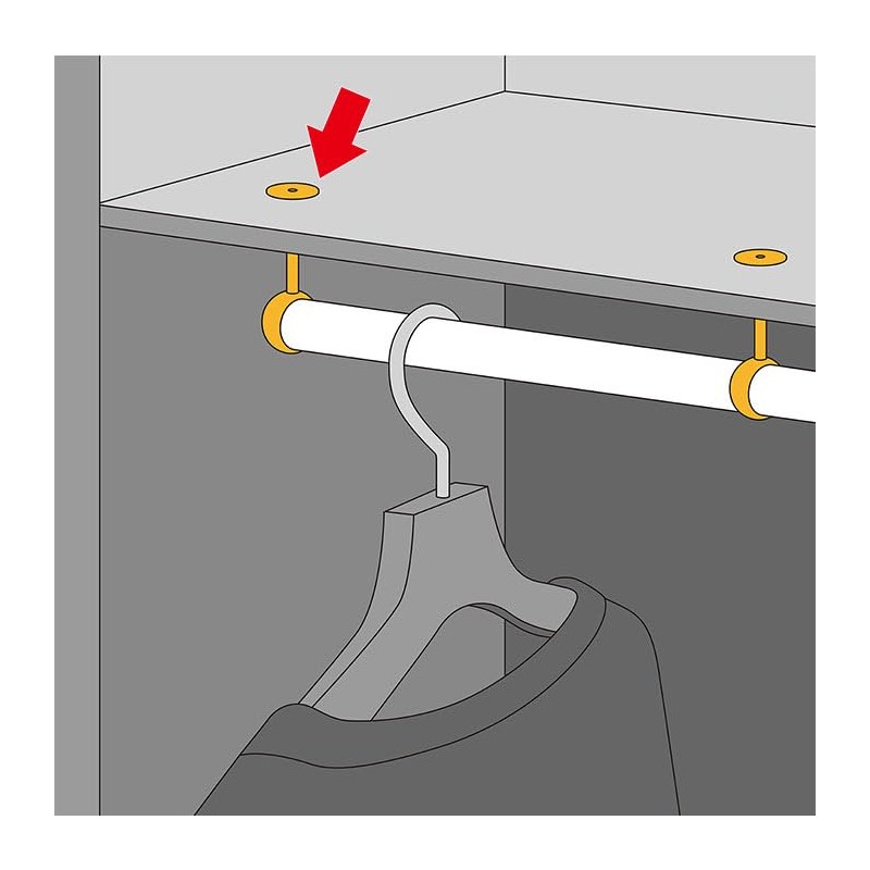 Shimizu New Hikari SH-PBH25E-K Hang Bracket, Black, 25 Stop