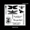 LZBRDY Summer Days Dragonfly and Bee Craft Stamps and Dies