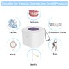 Portable Pacifier Sanitizer, Retainer Cleaner, UV-C Sanitizer Box Portable Case