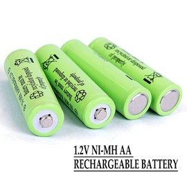 12 Count Ni-MH AA 1800mAh Rechargeable Batteries 1.2V Double A Batteries Precharged for Garden Landscaping Outdoor Solar Lights, String Lights, Pathway Lights