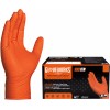 GLOVEWORKS HD Orange Nitrile Gloves, 8 mil Nitrile Disposable Gloves