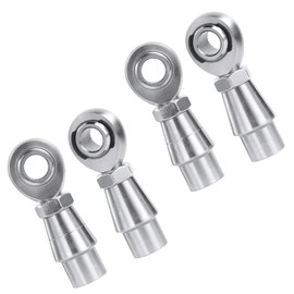 GaiRen 1/2” Heim Joints Kit, 0.5” Rod End Chromoly Joints Panhard Kit Right and Left Hand Thread with Jam Nut and Bung (2 Pair)