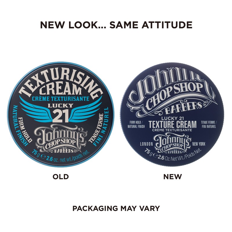Johnny's Chop Shop Men's Hair Texturising Cream Firm Hold, Lightweight,