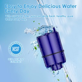BREAUILL Faucet Water Filter Replacement for All PUR® PUR®PLUS Faucet Filtration Systems, NSF Certified Water Filter Faucet Filter Compatible with Pur® RF-9999®, Filter for Pur Water Filter 3 Pack