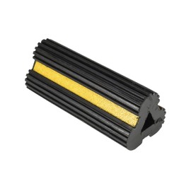 Vestil EX-4 Extruded Rubber Wheel Chock 4-1/2 In. x 10 In. x 3-3/4 In. Black