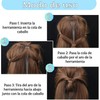 Bandas Elásticas para el Cabello Duraderas,Mini Bandas de Goma Negro&Blanco