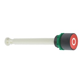 Schneider Electric Manual Overload Reset Push Button - Red Flush with O Marking - 22mm Mounting Diameter, 17-120mm Activating Distance, Quick & Easy Assembly - Harmony XB5 (XB5AA84101)