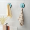 flintronic 2 Pcs Vacuum Suction Cup Hooks, Waterproof Reusable Heavy